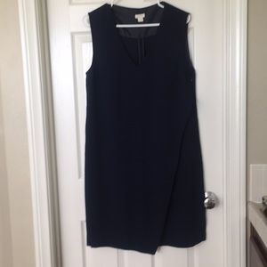 Navy sleeveless dress